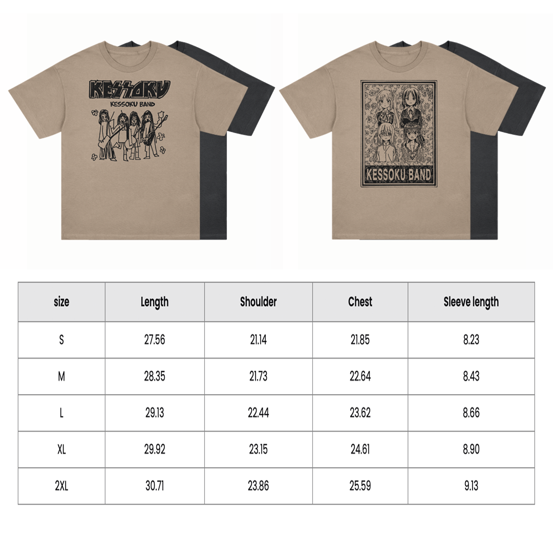 Kessoku Gang Tee (Retro Black)